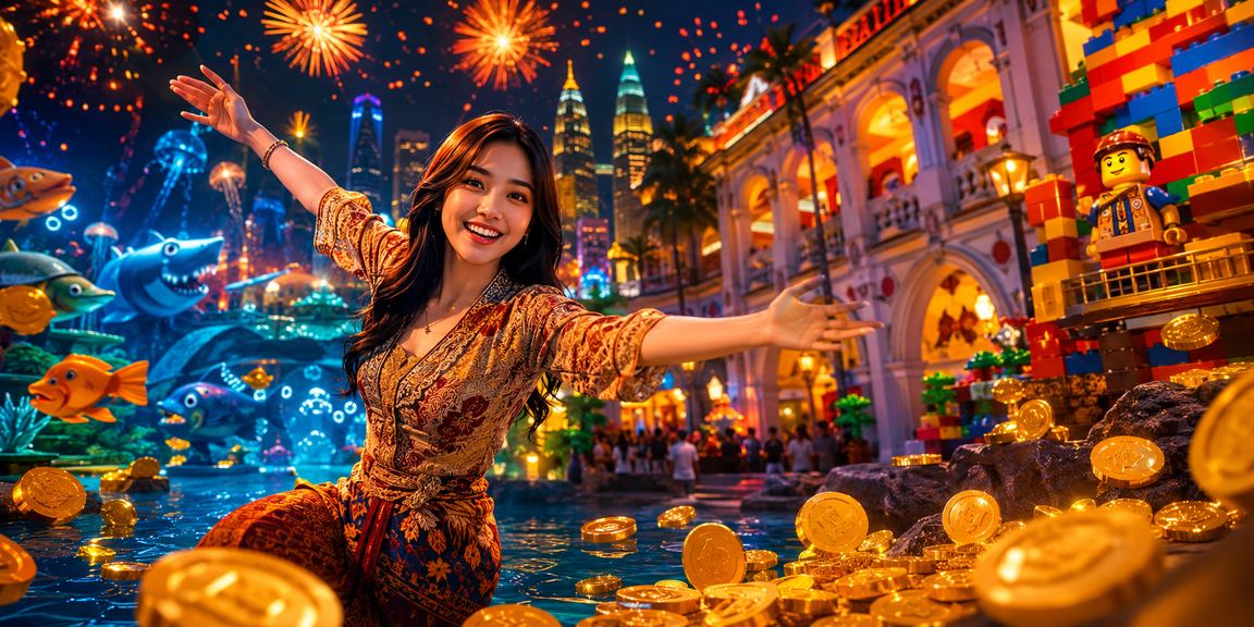 Paparan permainan menangkap ikan popular di Malaysia dengan grafik menarik dan interaktif